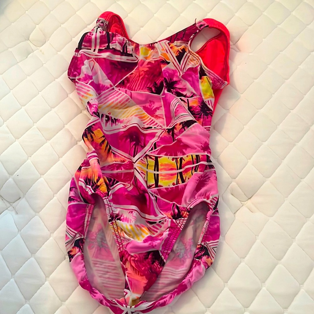 Sunset gymnastics leotard